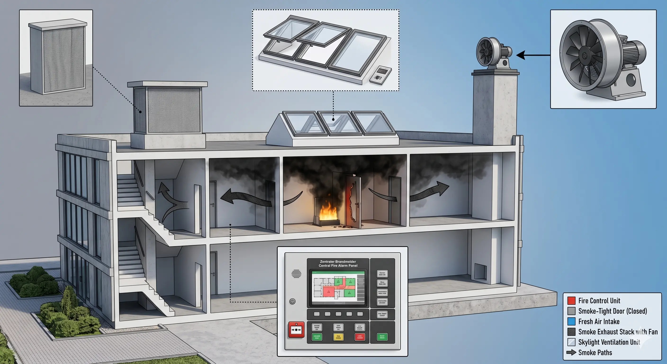 Automatic opening vent system